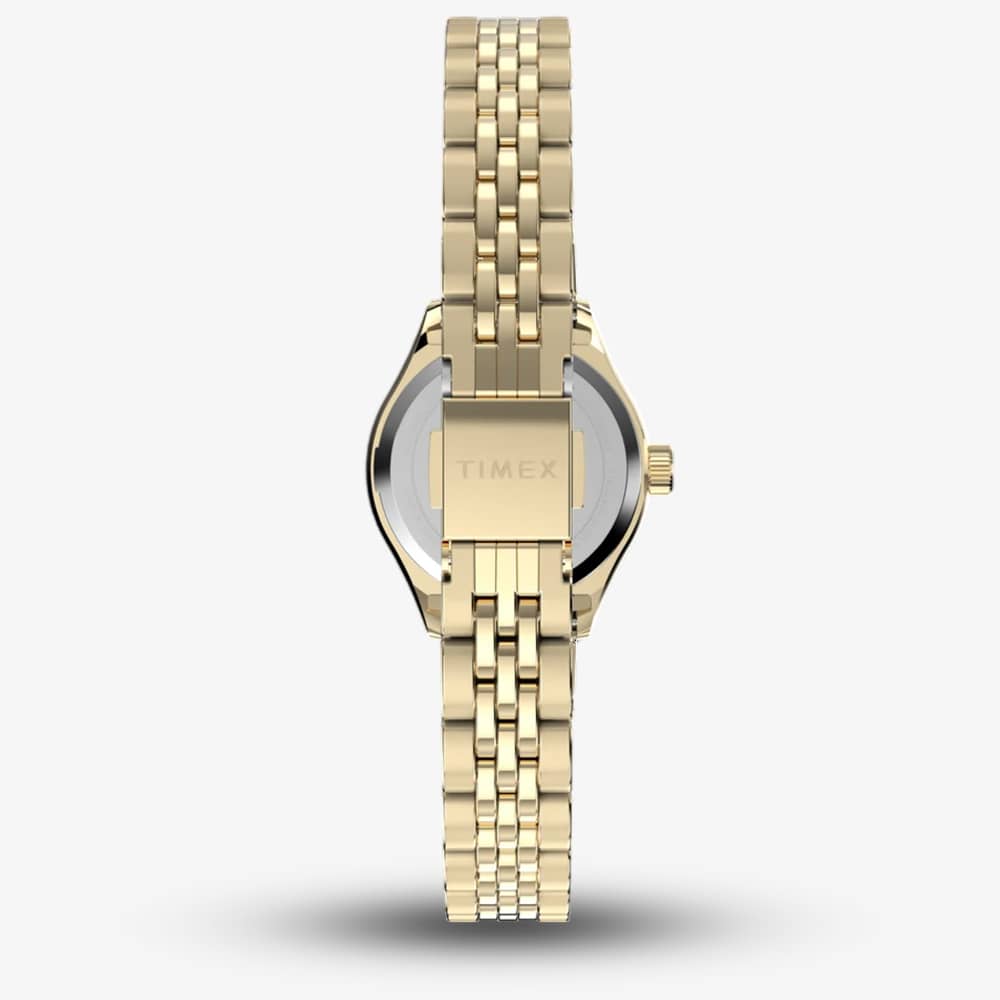 Timex Ladies Peanuts Legacy Mini Heart Hug Gold Tone Bracelet Watch TW6A07400