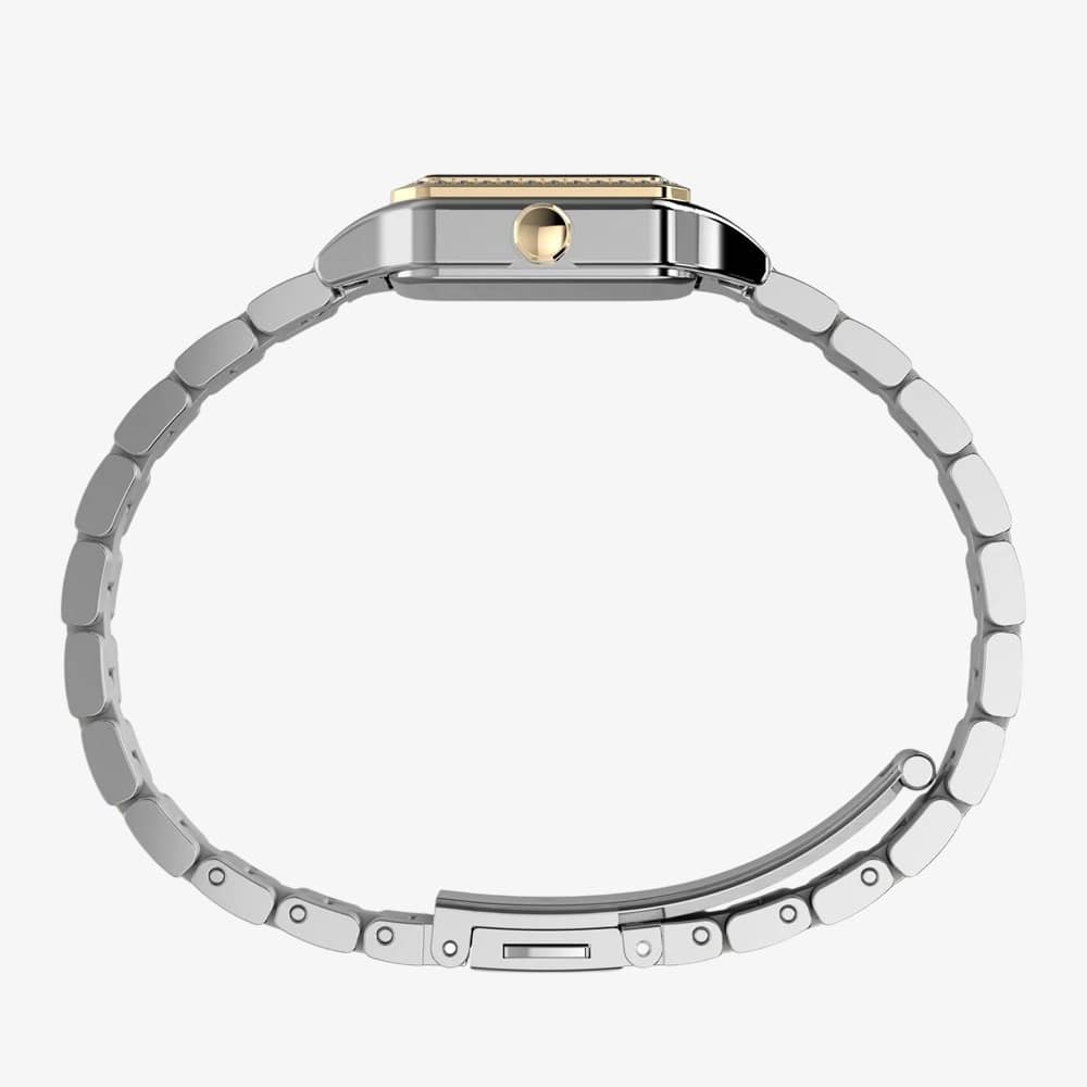 Timex Ladies Addison Silver Dial Two Tone Bracelet TW2Y90400