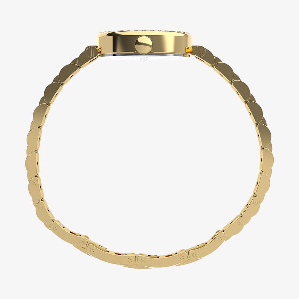 Timex Ladies Cavatina Champagne Dial Gold Tone Bracelet Watch TW2Y90100
