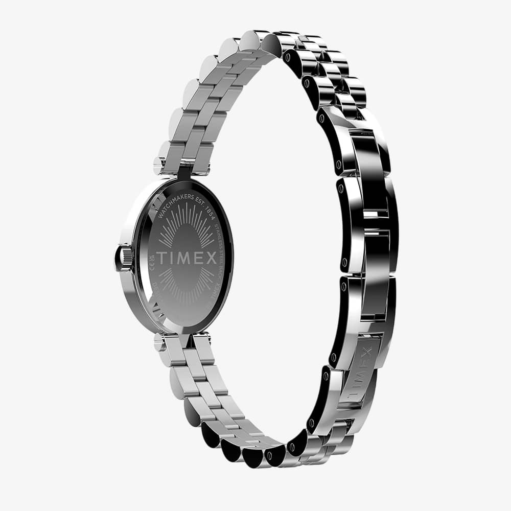 Timex Ladies Cavatina Silver Dial Bracelet Watch TW2Y90000