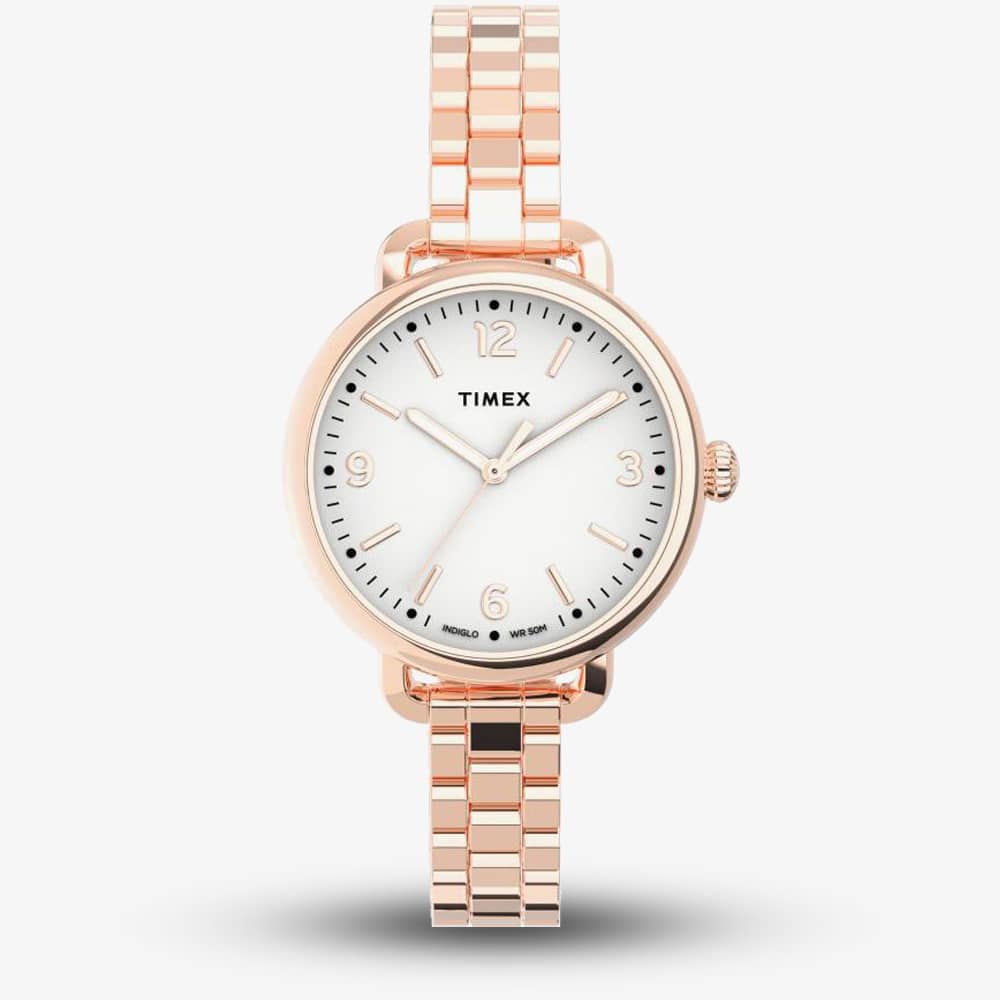 House of Watches - Timex Ladies Rose Gold Plated Watch TW2U60700