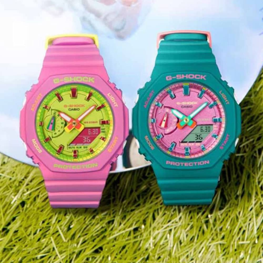 Casio G-Shock Bright Summer Pink Watch GMA-S2100BS-4AER