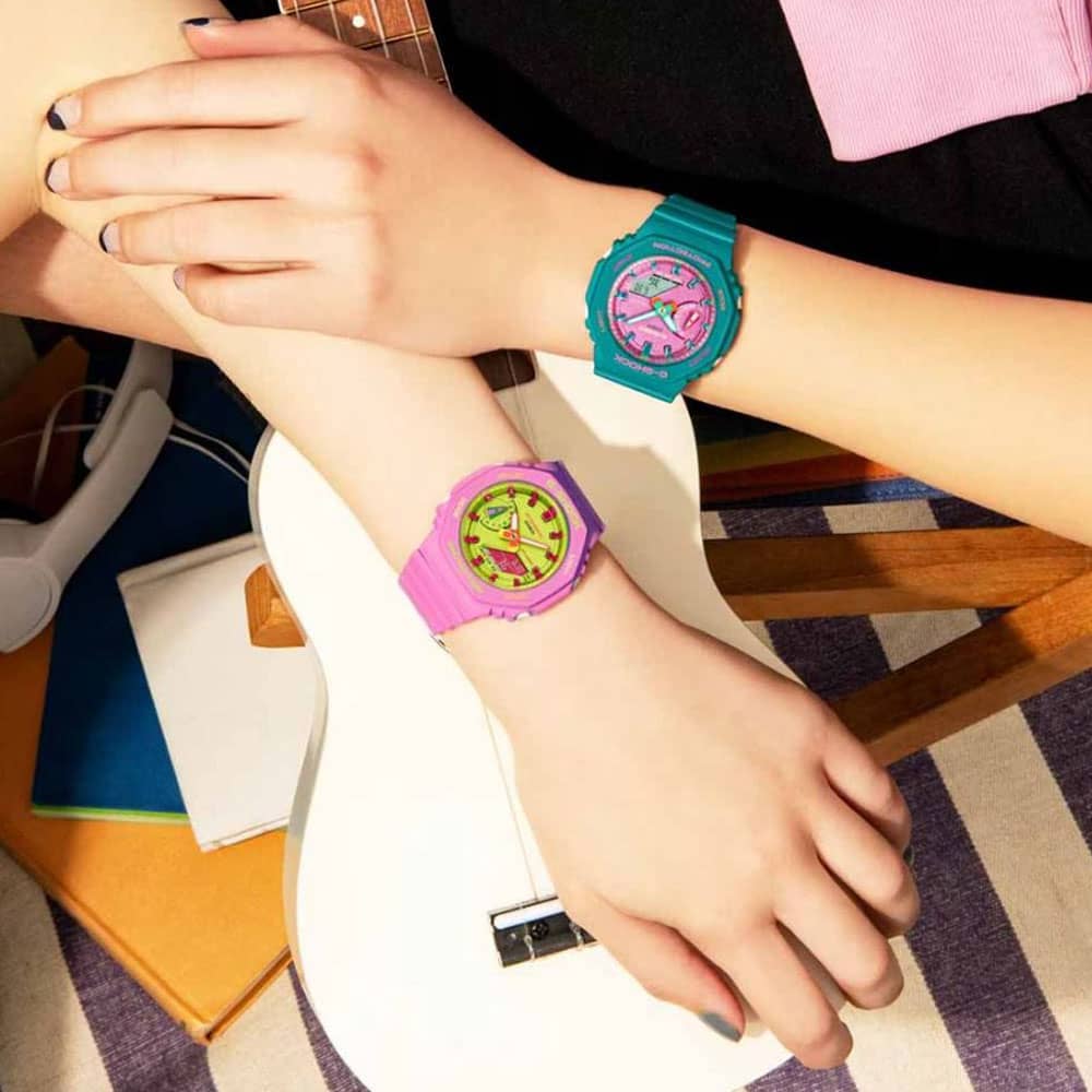 Casio G-Shock Bright Summer Pink Watch GMA-S2100BS-4AER