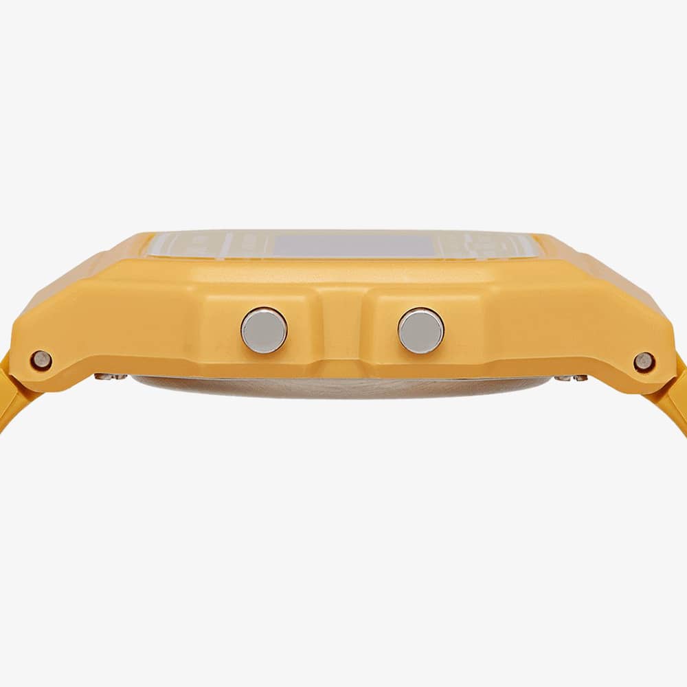 Casio Mustard Yellow Rubber Digital Watch F-91WC-9AEF