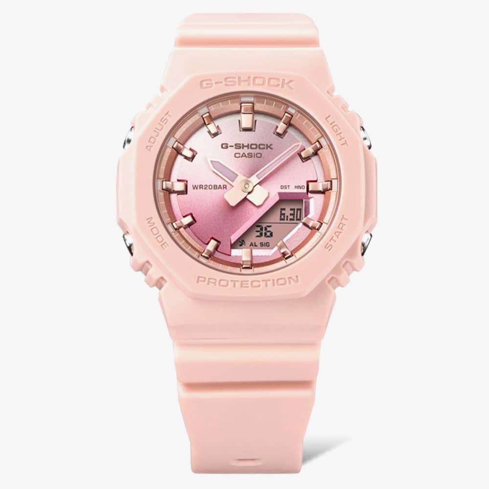 Casio G-Shock Sunset Glow Pink Rubber Watch GMA-P2100SG-4AER