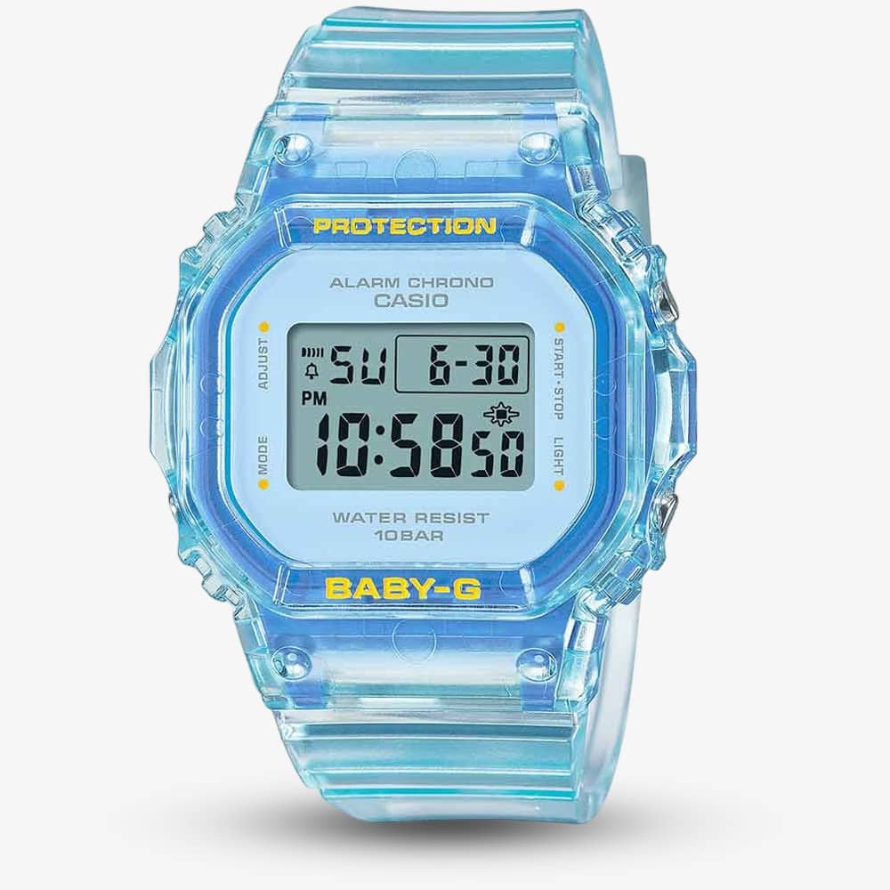 House of Watches - Casio Baby-G Transparent Blue Digital Watch BGD-565SJ-2ER