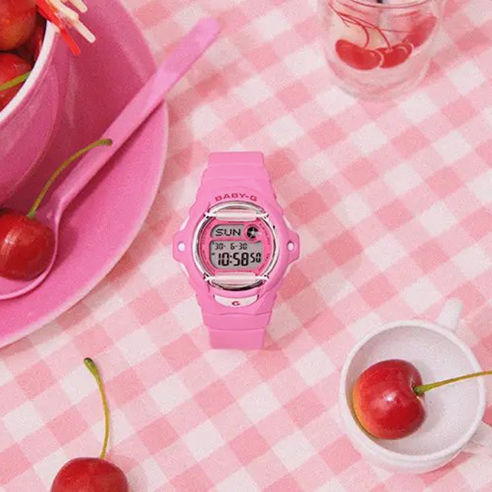 Casio Baby-G Cherry On Top Pink Digital Watch BG-169CH-4ER