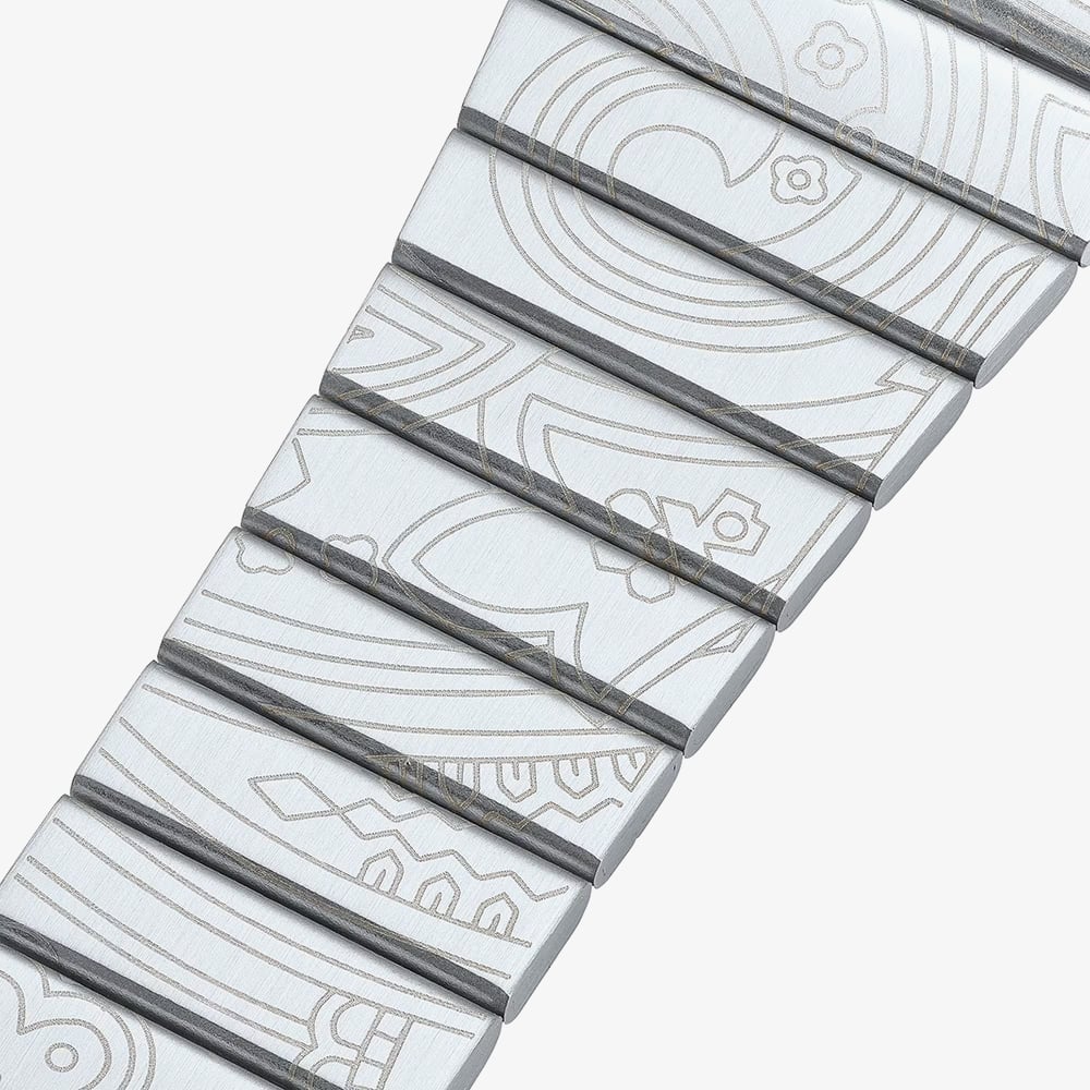Casio Limited Edition Liberty Collaboration Silver Paisley Bracelet Watch AQ-230ELT-7AER