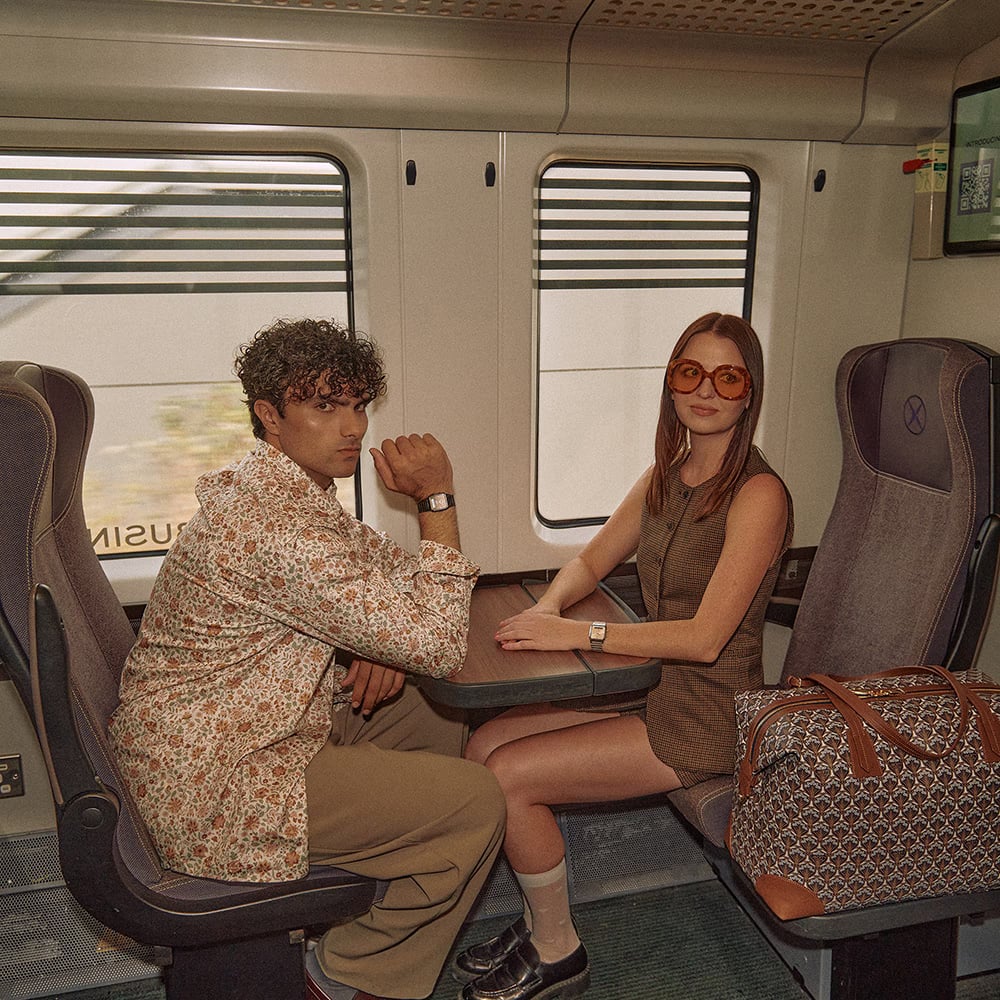Casio Limited Edition Liberty Collaboration Silver Paisley Bracelet Watch AQ-230ELT-7AER