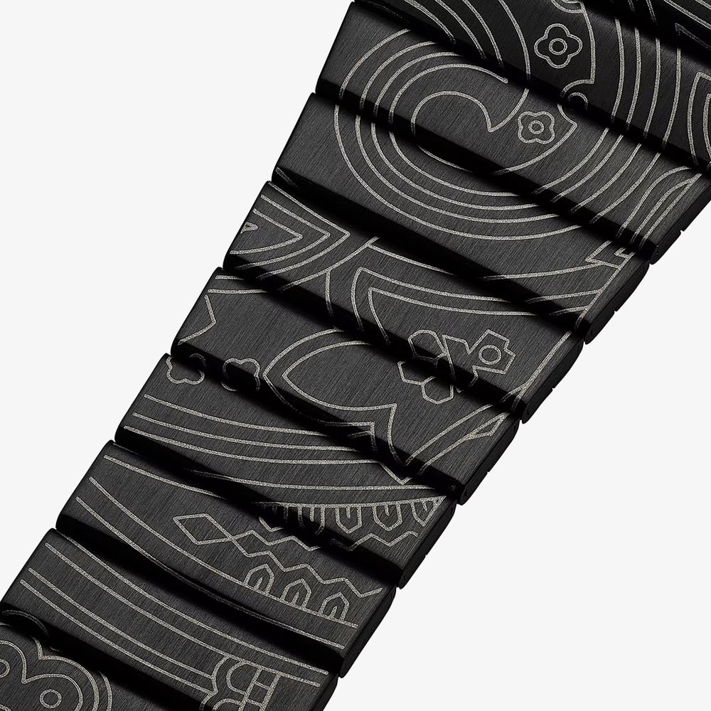Casio Limited Edition Liberty Collaboration Black Paisley Bracelet Watch AQ-230EBLT-1AER