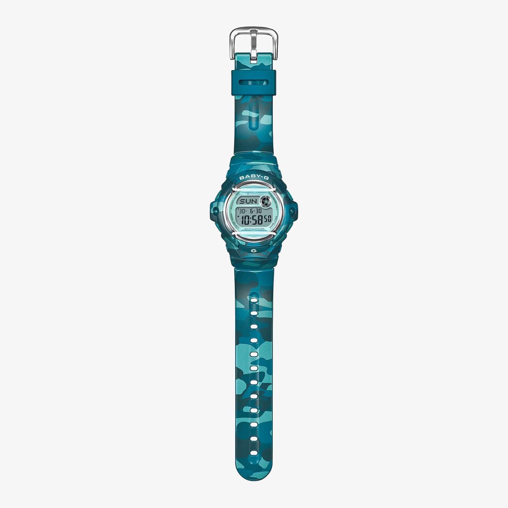 Casio Ladies Baby-G Blue Digital Strap Watch BG-169CM-2ER