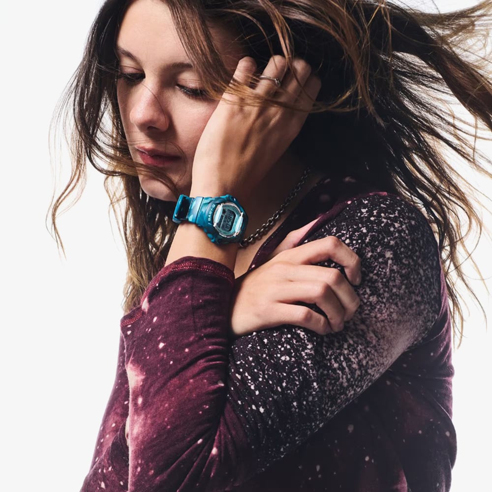 Casio Ladies Baby-G Blue Digital Strap Watch BG-169CM-2ER
