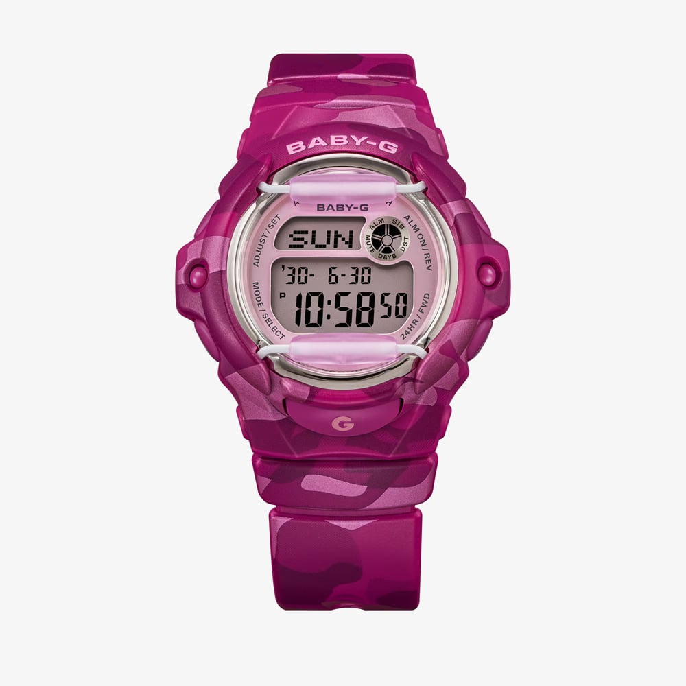 Casio Ladies Baby-G Pink Digital Strap Watch BG-169CM-4ER