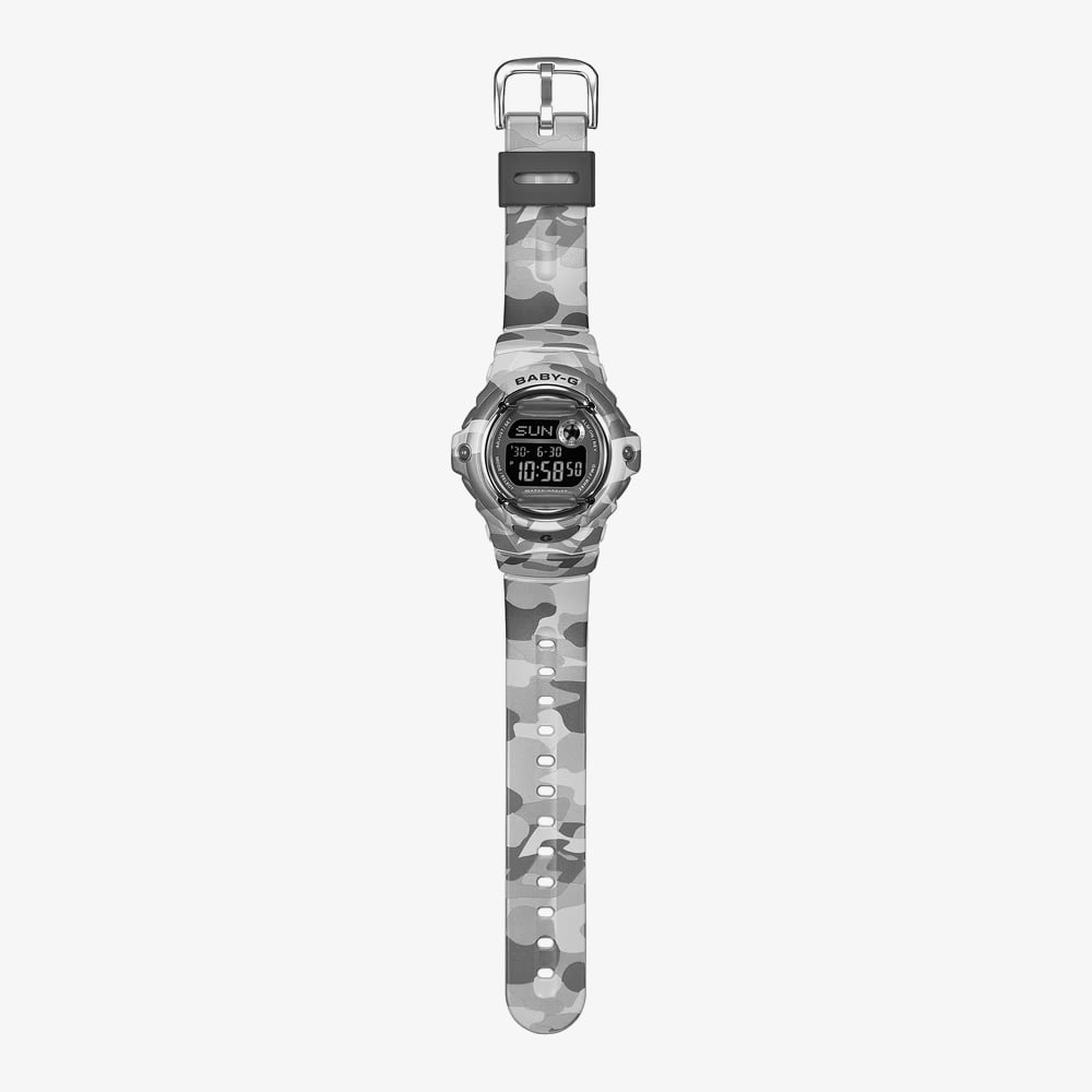 Casio Ladies Baby-G Black Dial Digital Strap Watch BG-169CMB-8ER