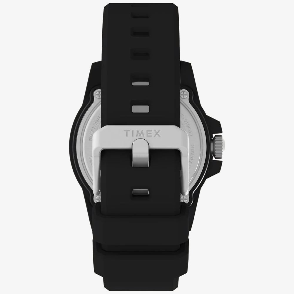 Timex Diver Style Black Rubber Strap Watch TW5M612004
