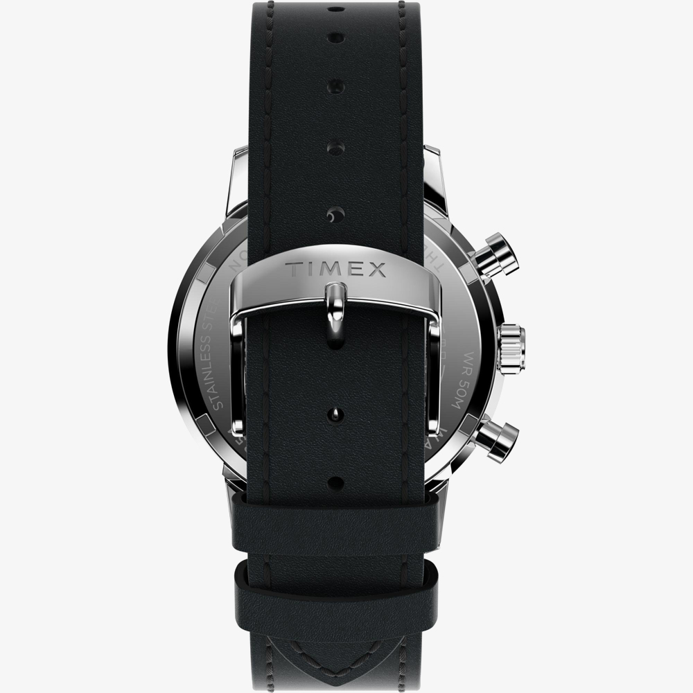 Timex Mens Marlin Chronograph Leather Strap Watch TW2W10300