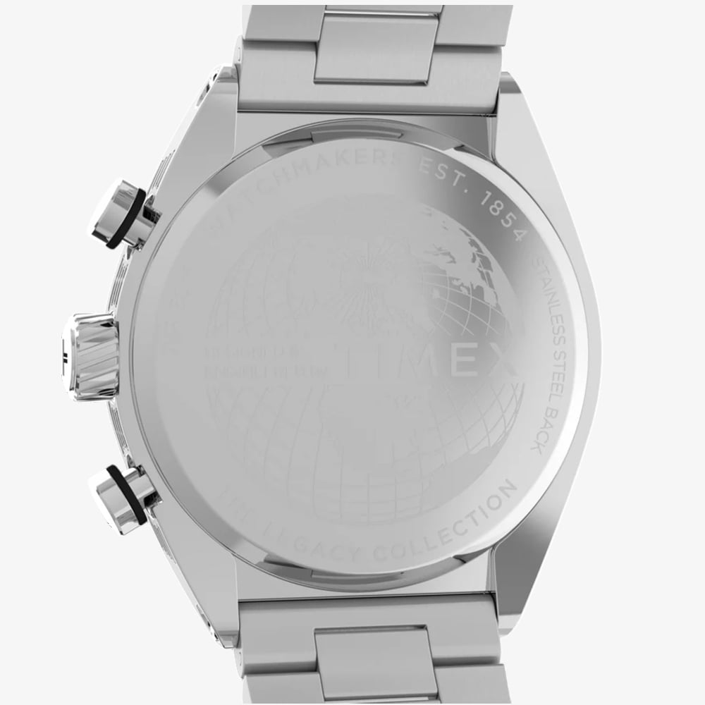 Timex Mens Legacy Silver Chronograph Watch TW2W22200