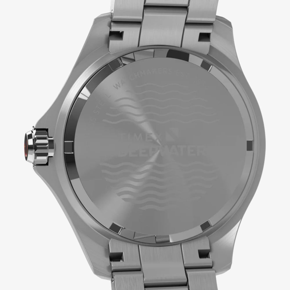 Timex Mens Deepwater Meridian 200 Black Dial Bracelet Watch TW2W82000