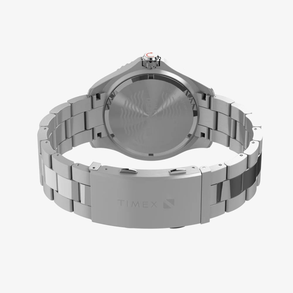Timex Mens Deepwater Meridian 200 Black Dial Bracelet Watch TW2W82000