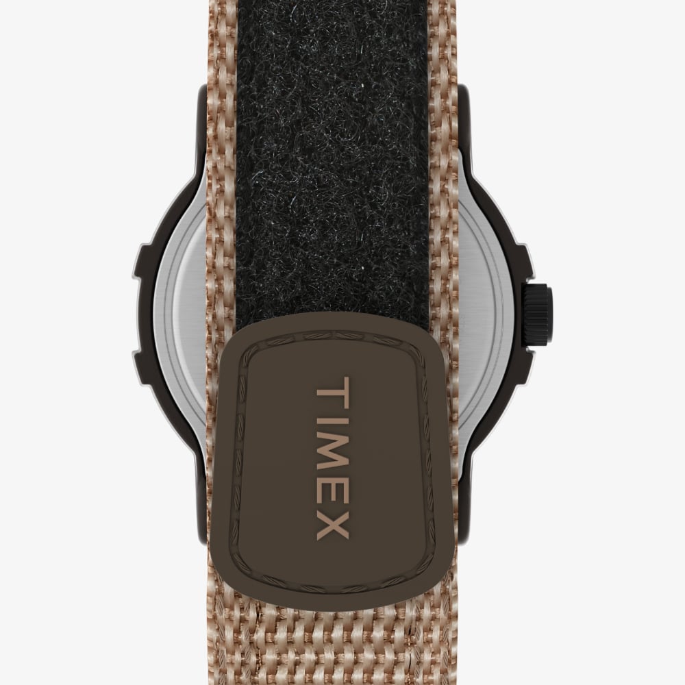 Timex Mens X Peanuts Camper Ski Multicolour Dial Fabric Strap Watch TW4B34900