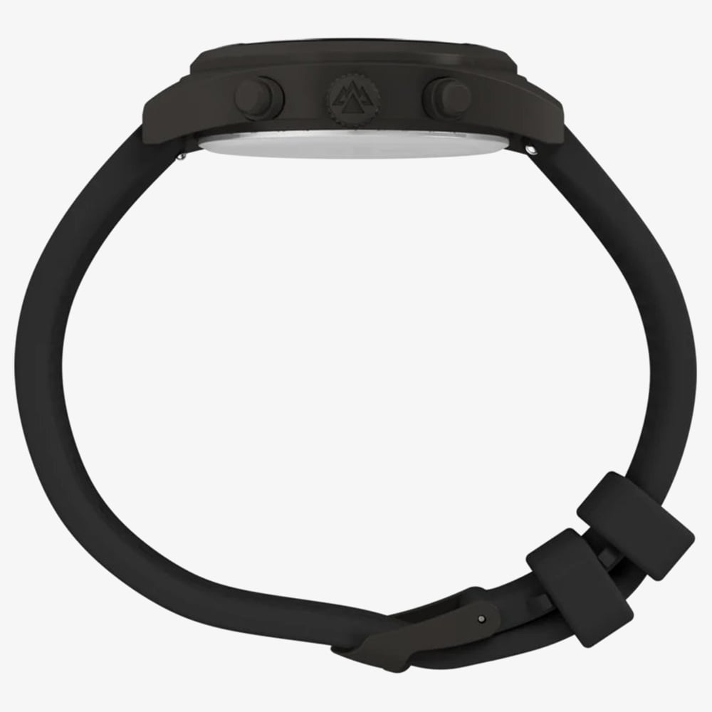 Timex Mens Expendition Capstone Chronograph Black Rubber Strap Watch TW2Y61000