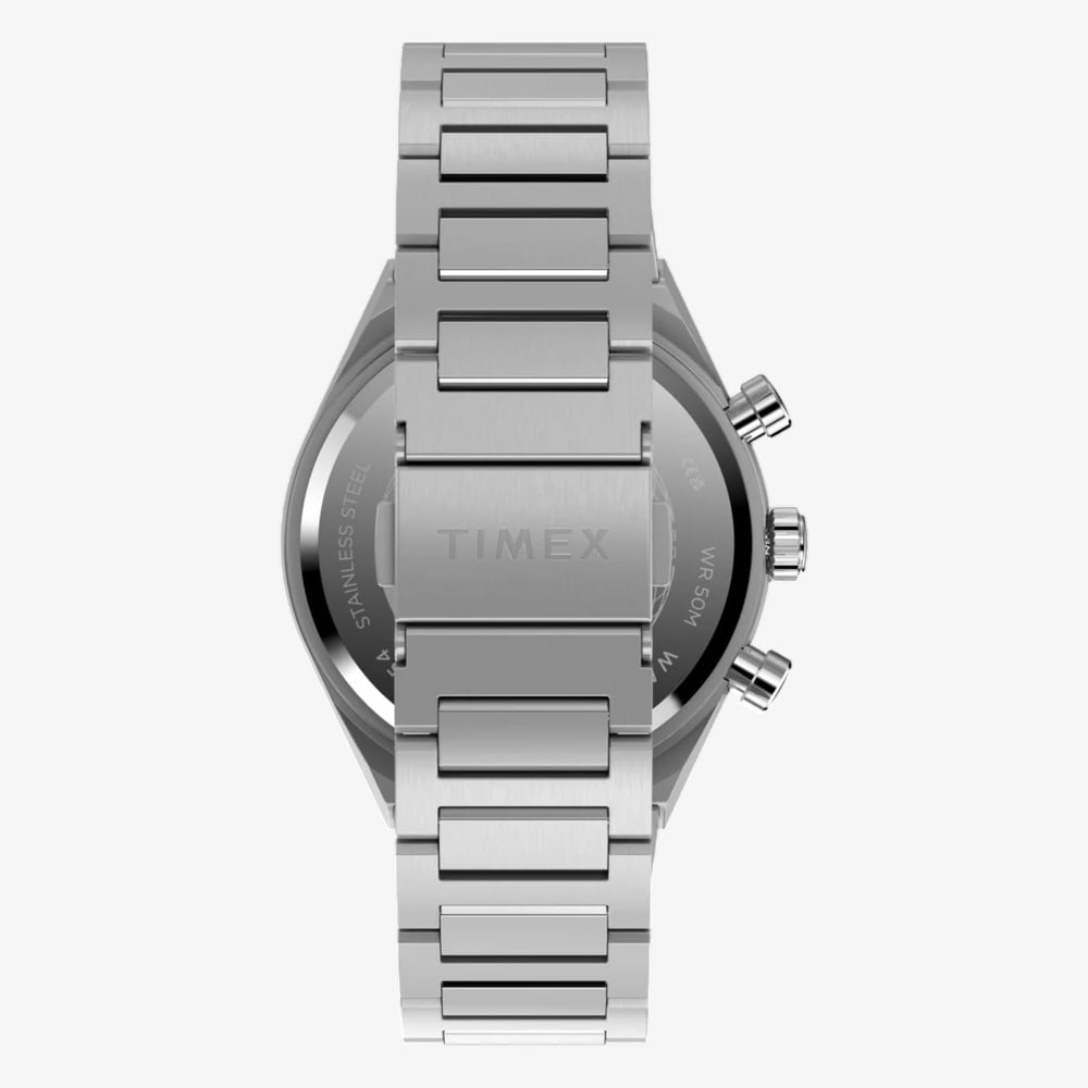 Timex Mens Q Continental Chronograph Blue Dial Watch TW2Y55900