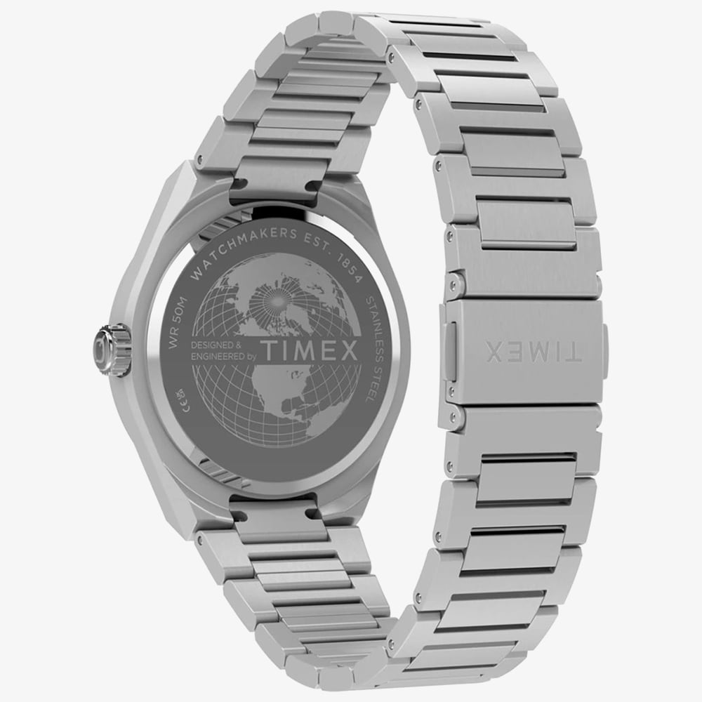 Timex Mens Q Continental GMT Green Bracelet Watch TW2Y24800