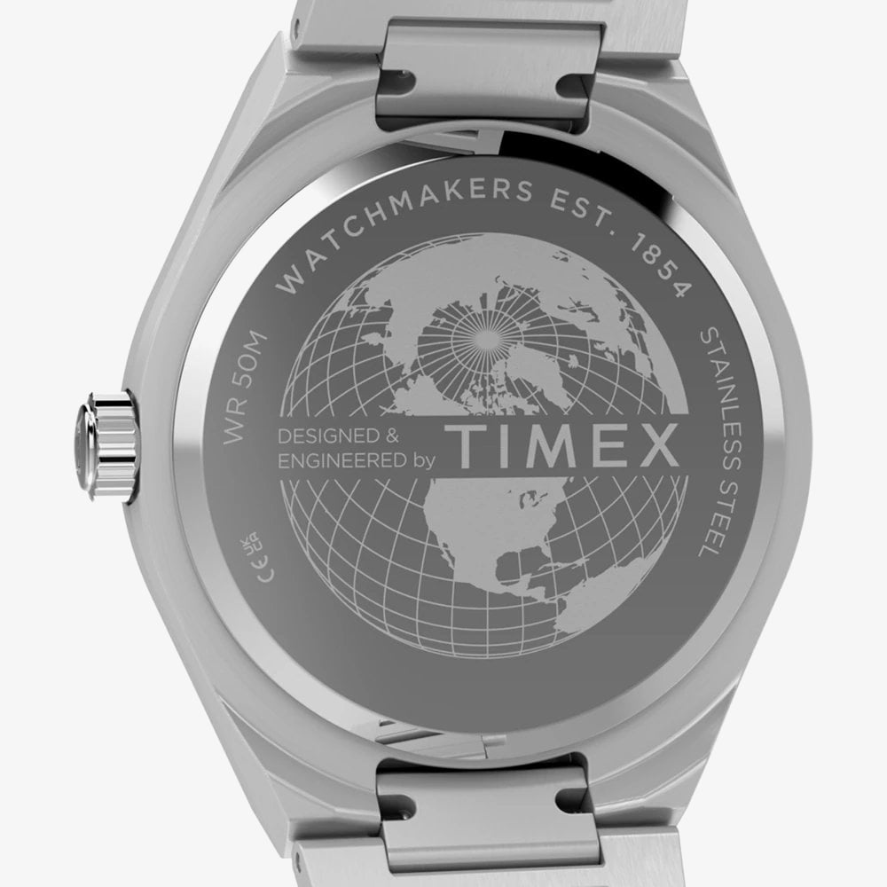 Timex Mens Q Continental GMT Green Bracelet Watch TW2Y24800