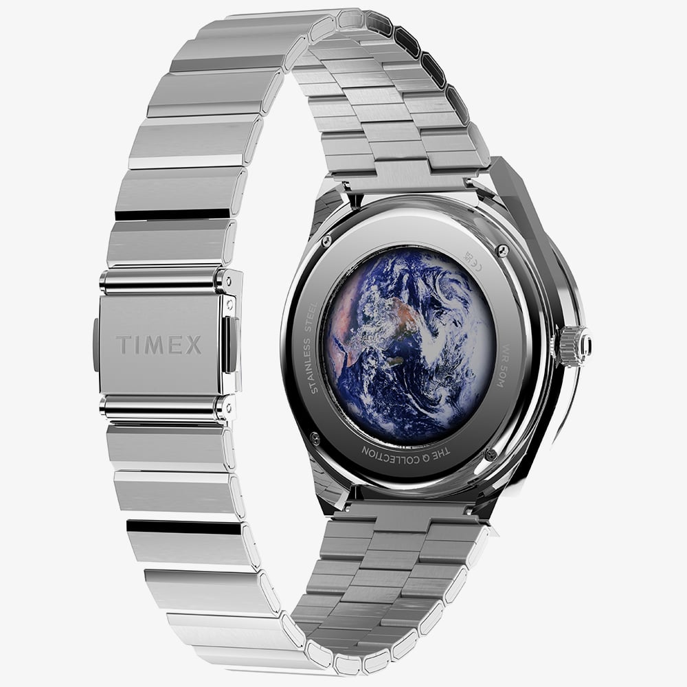 Timex x NASA Mens Q Space Black Bracelet Watch TW2Y56700