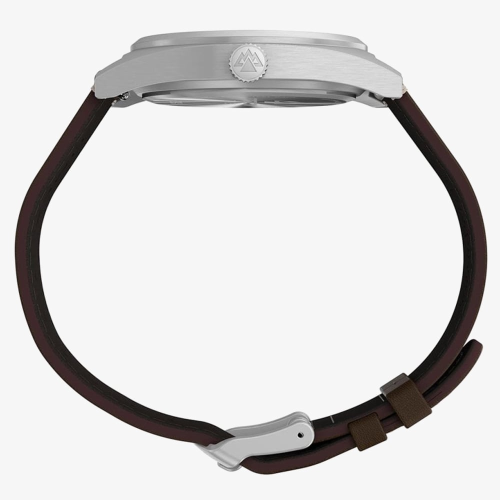 Timex Mens Expedition Capstone Brown Leather Strap Watch TW2Y30600