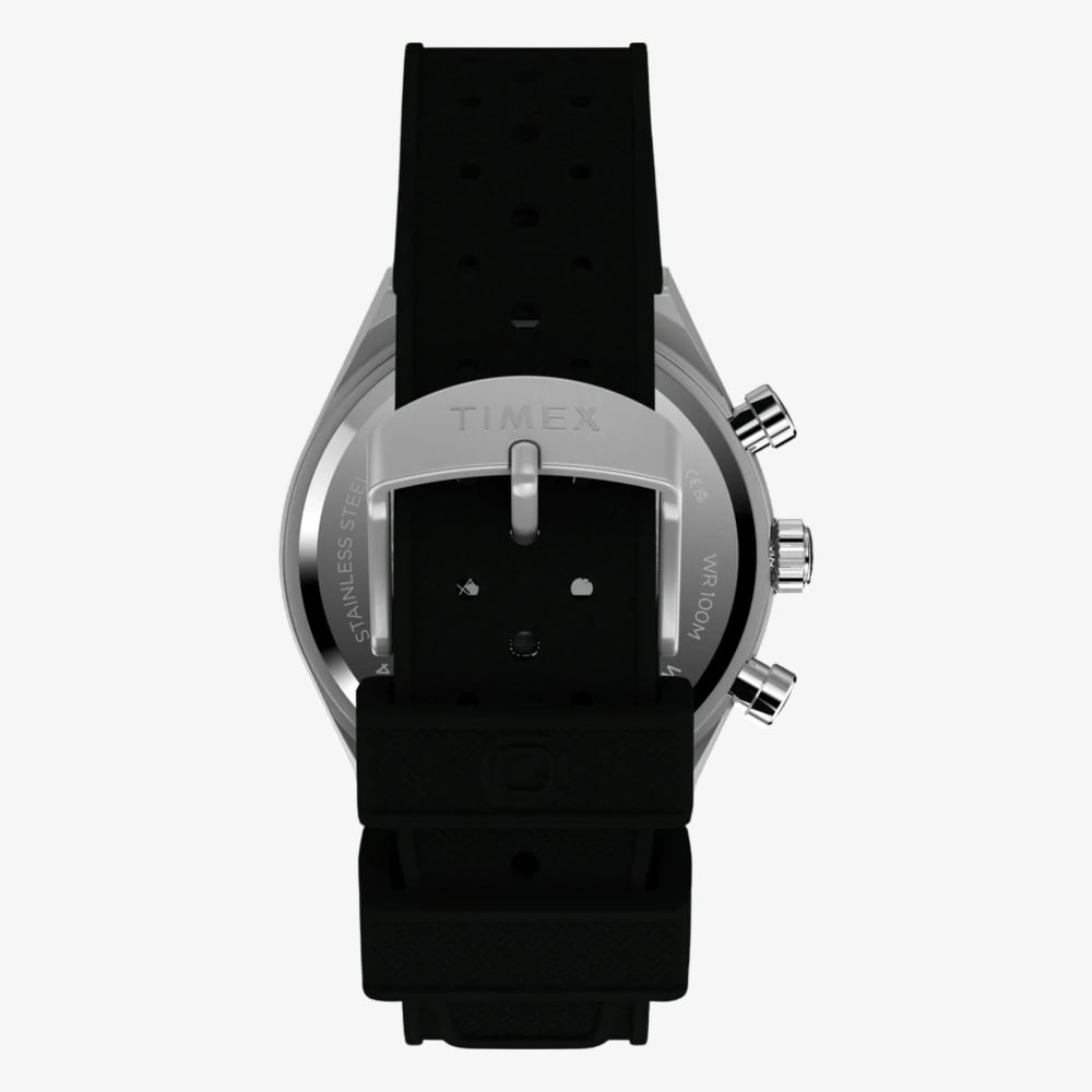 Timex Mens Q Continental Chronograph Black Dial Watch TW2Y56100
