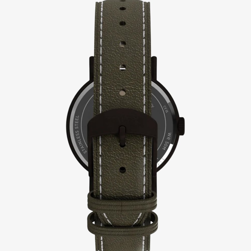 Timex Unisex Weekender Harry Potter x Sorting Hat Brown Leather Strap Watch TW2Y77000