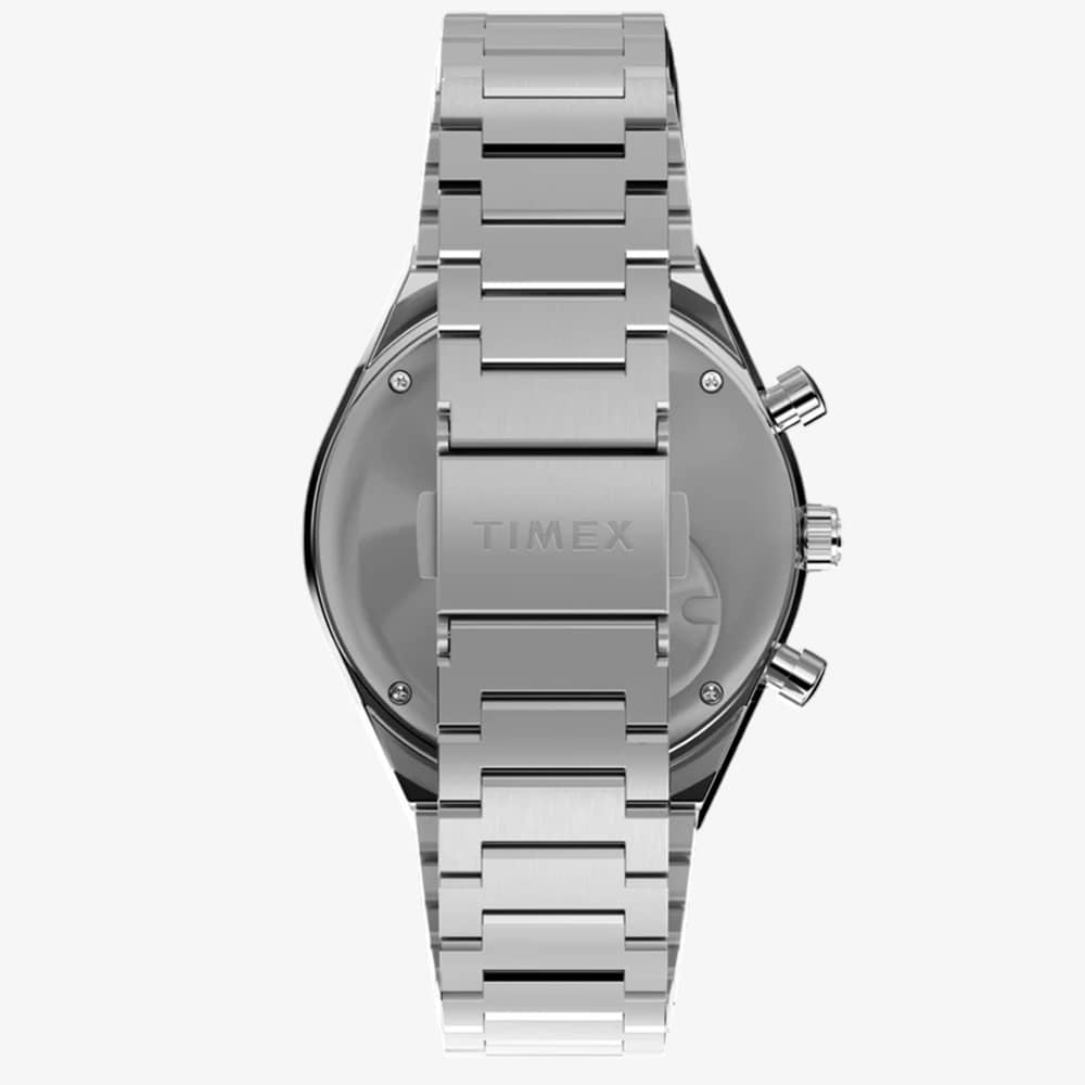Timex Mens Q Sport Blue Chronograph Dial Bracelet Watch TW2Y88600