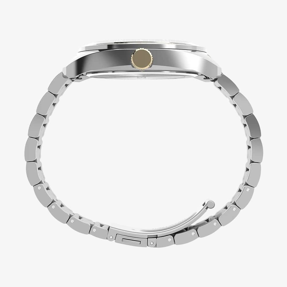 Timex Mens Trend Weston Black Dial Two Tone Bracelet Watch TW2Y89100