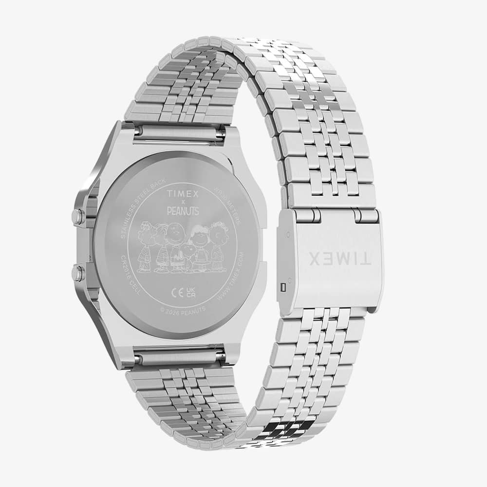 Timex Mens T80 Peanuts Digital Bracelet Watch TW2Y76700