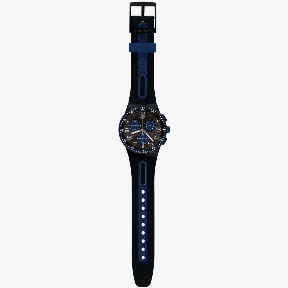 Swatch Unisex Kaicco Chronograph Strap Watch SUSB406