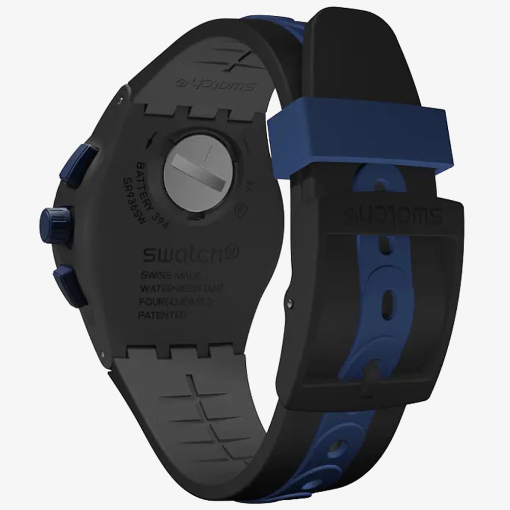 Swatch Unisex Kaicco Chronograph Strap Watch SUSB406