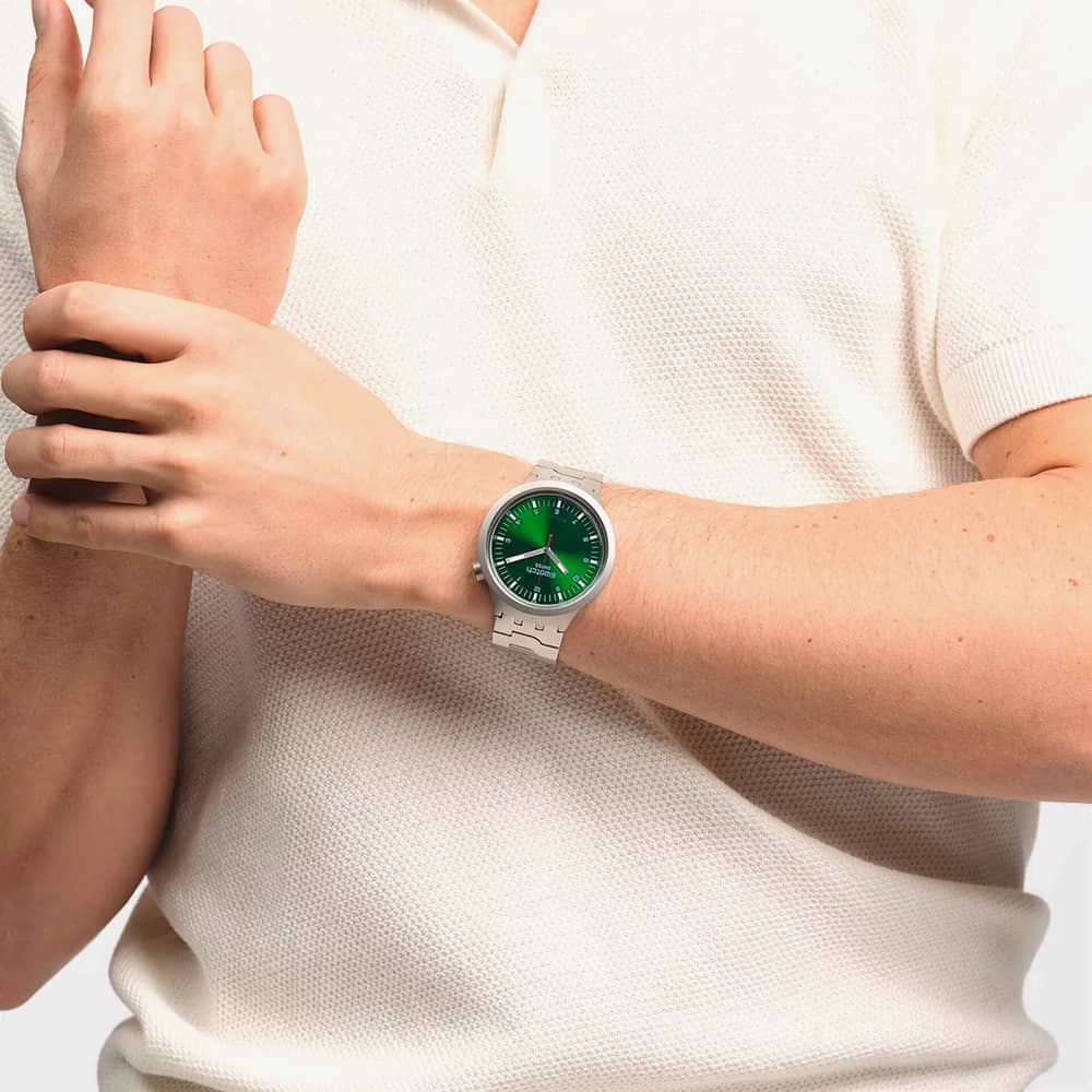 Swatch Big Bold Irony Forest Face Watch SB07S101G