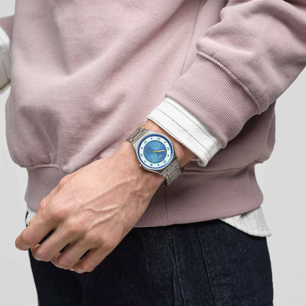 Swatch Power Of Nature Splash Dance Blue Watch SS07S143G