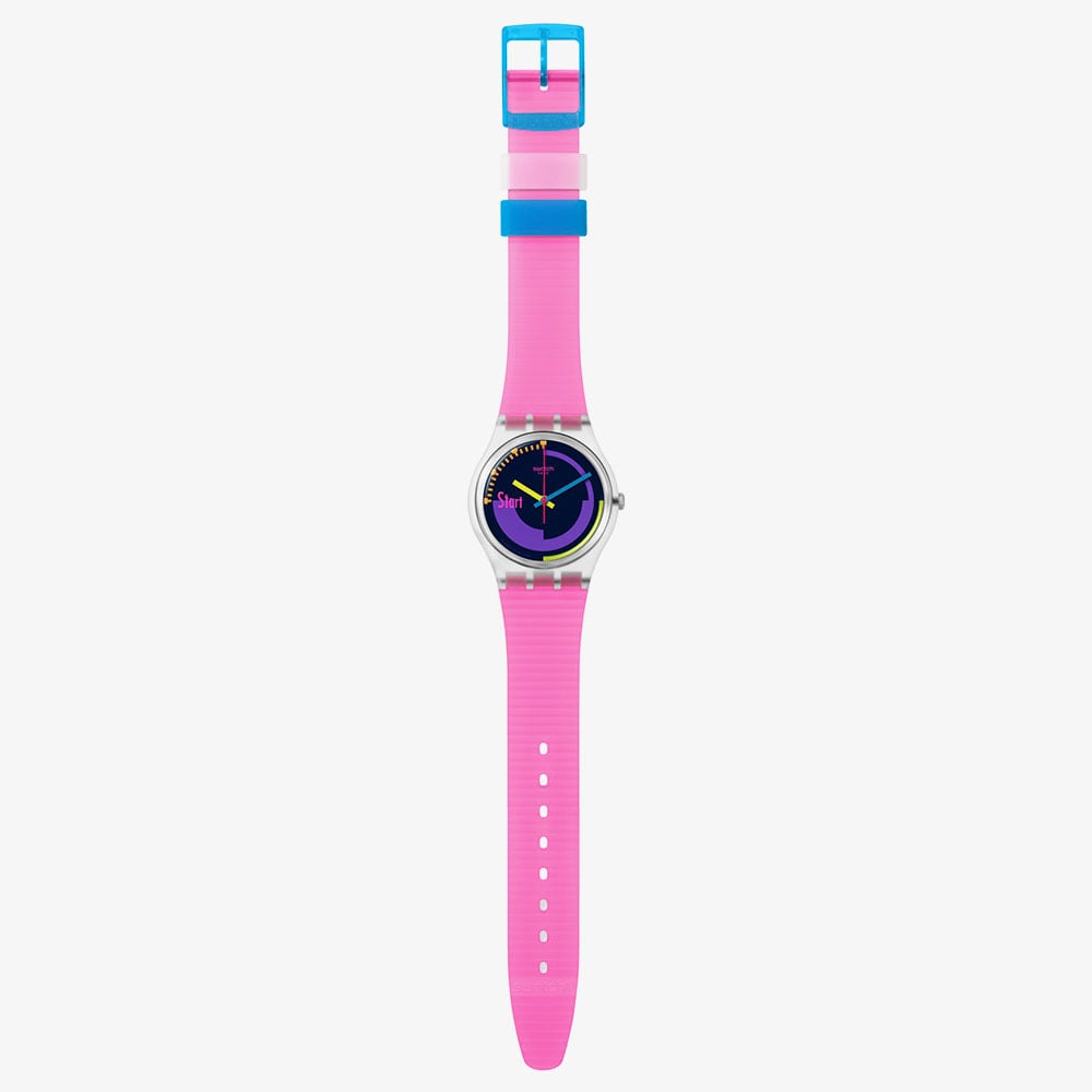Swatch Neon Pink Podium Multicoloured Watch SO28K111