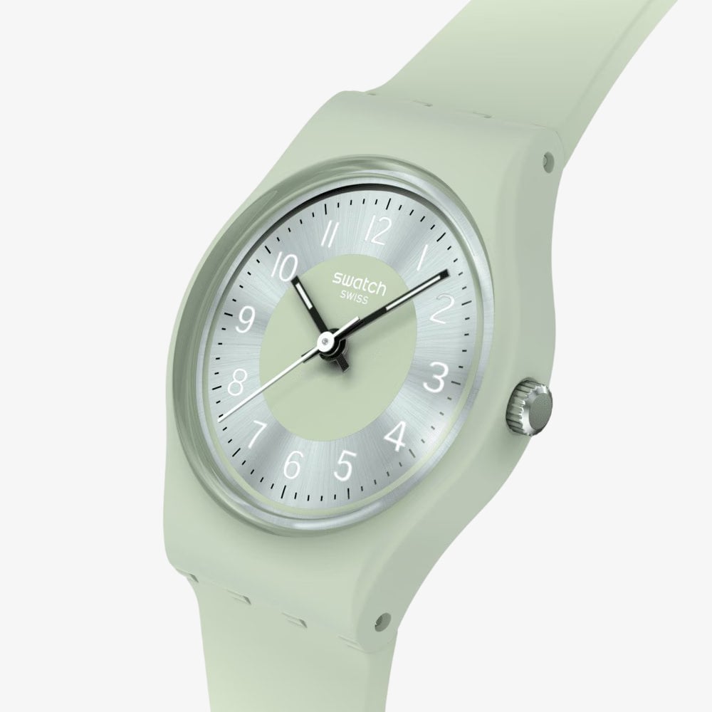 Swatch Unisex Serenity Of Sage Green Watch LG131