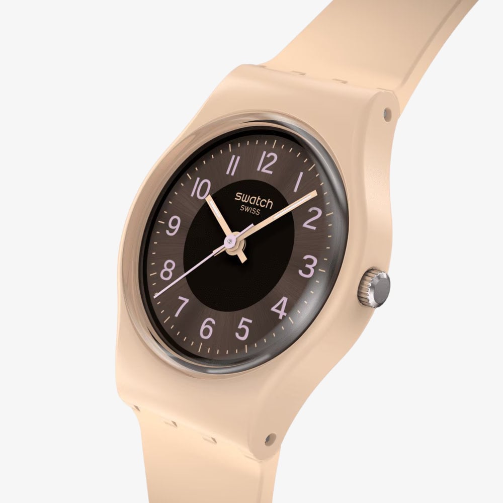 Swatch Unisex Espresso Charm Brown Watch LT104