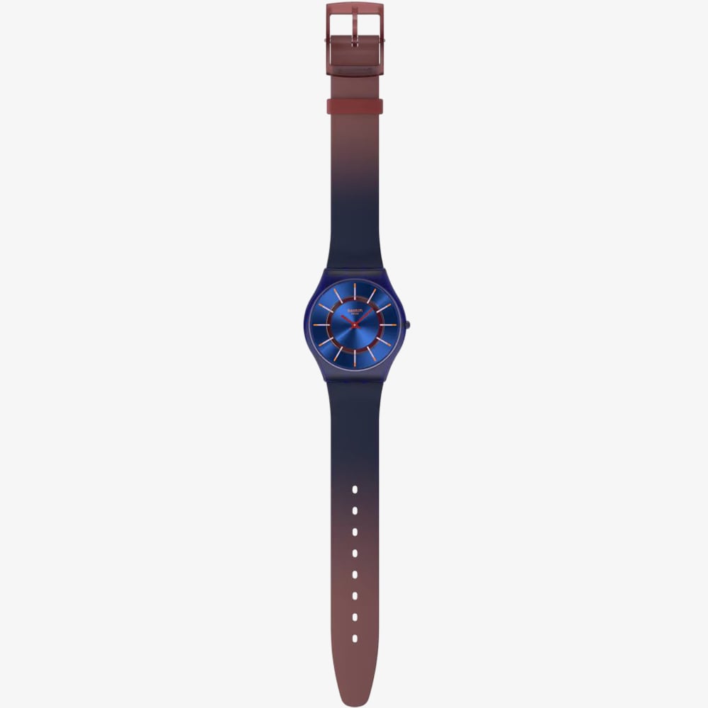 Swatch Unisex Very Jazzy Berry Blue Watch SS08N117