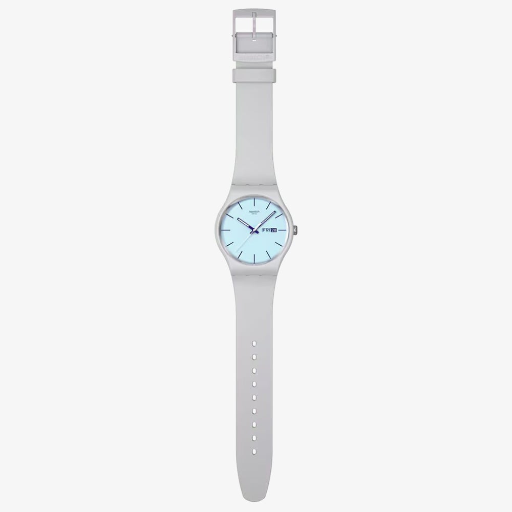Swatch Blueberry Sky Grey & Blue Watch SO29M702
