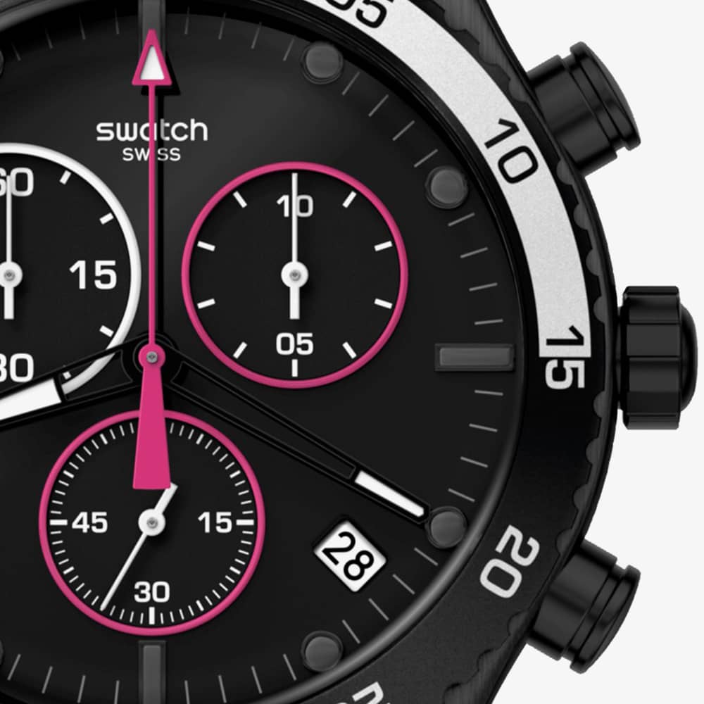 Swatch Magenta At Night Watch YVB413