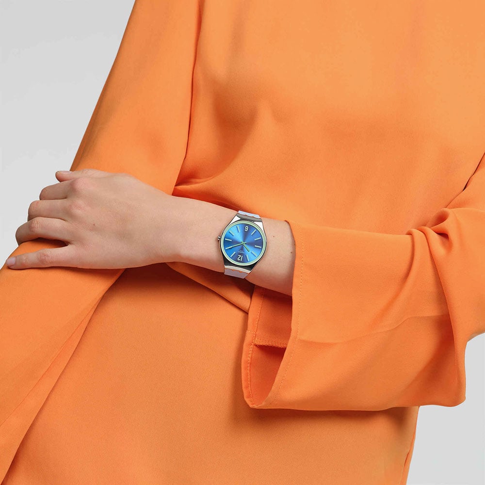 Swatch Midday Sky Blue Watch SYXS156