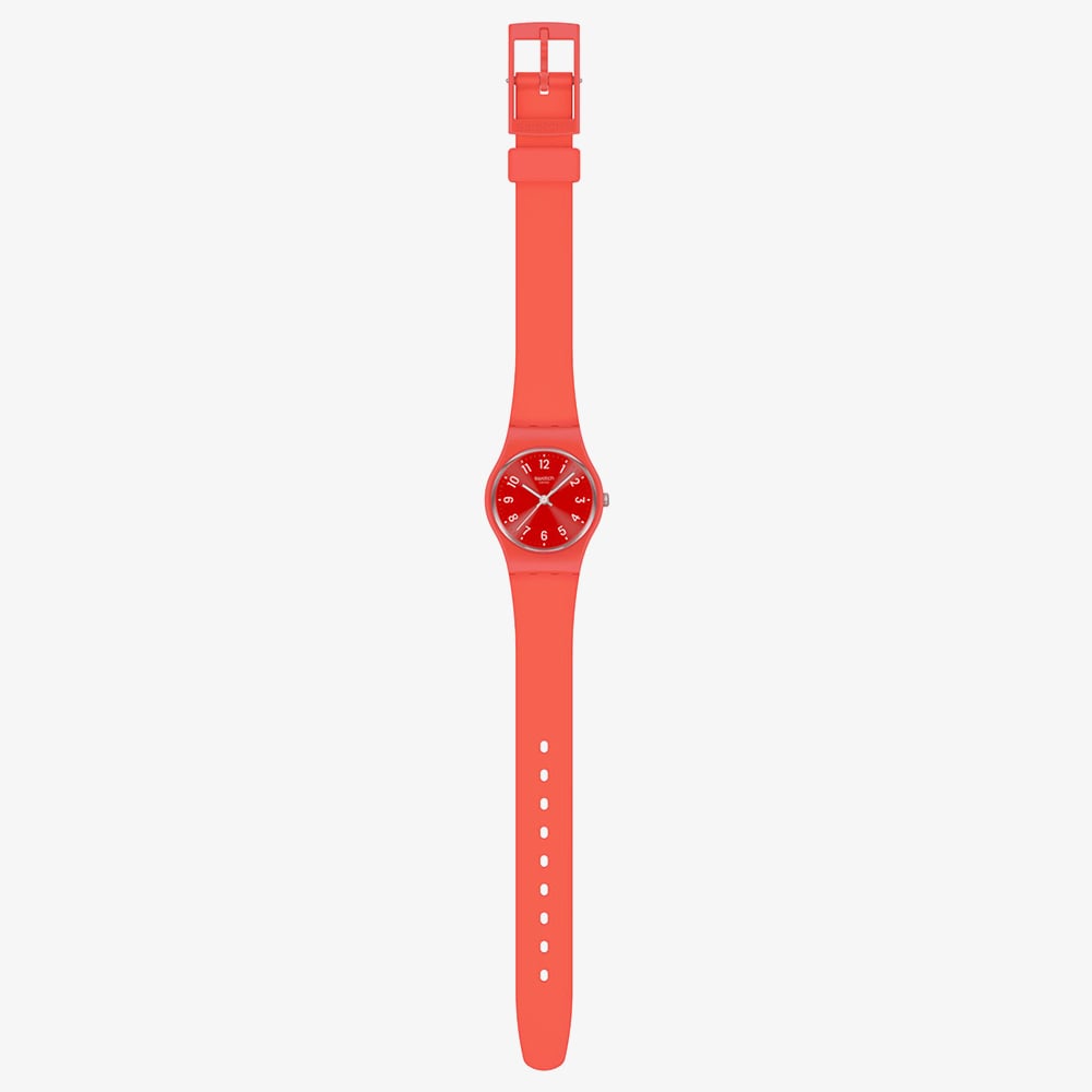 Swatch Essentials Notes Of Coral Pink Watch LP165