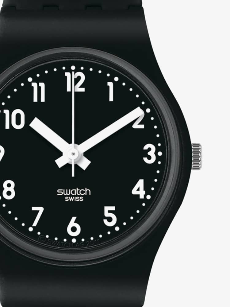 Swatch Unisex Lady Black Single Watch LB170E