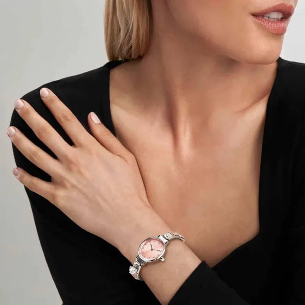 Nomination Paris Pink Sunray Dial Watch 076038/014