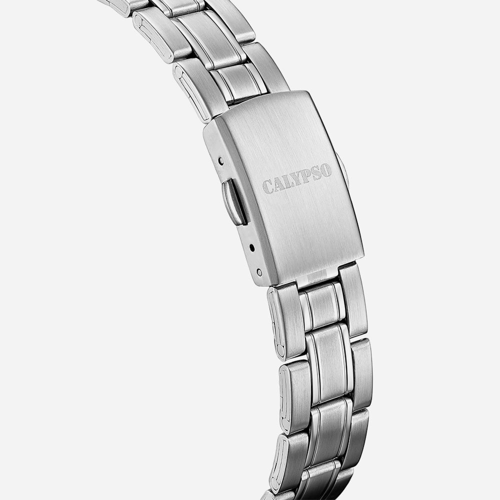 Calypso Ladies Black Stainless Steel Watch K5873/6